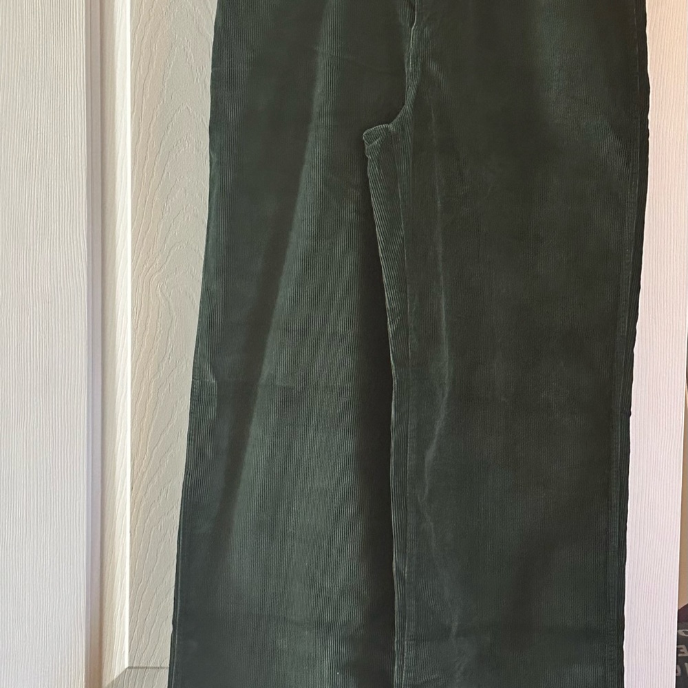 Dark Green Corduroy Pants